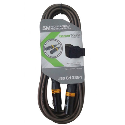 Besser Sound C13397 | Cable XLR Canon Macho a Canon Hembra 5m