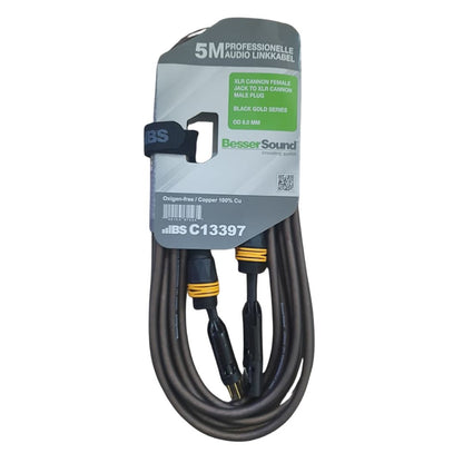Besser Sound C13397 | Cable XLR Canon Macho a Canon Hembra 5m