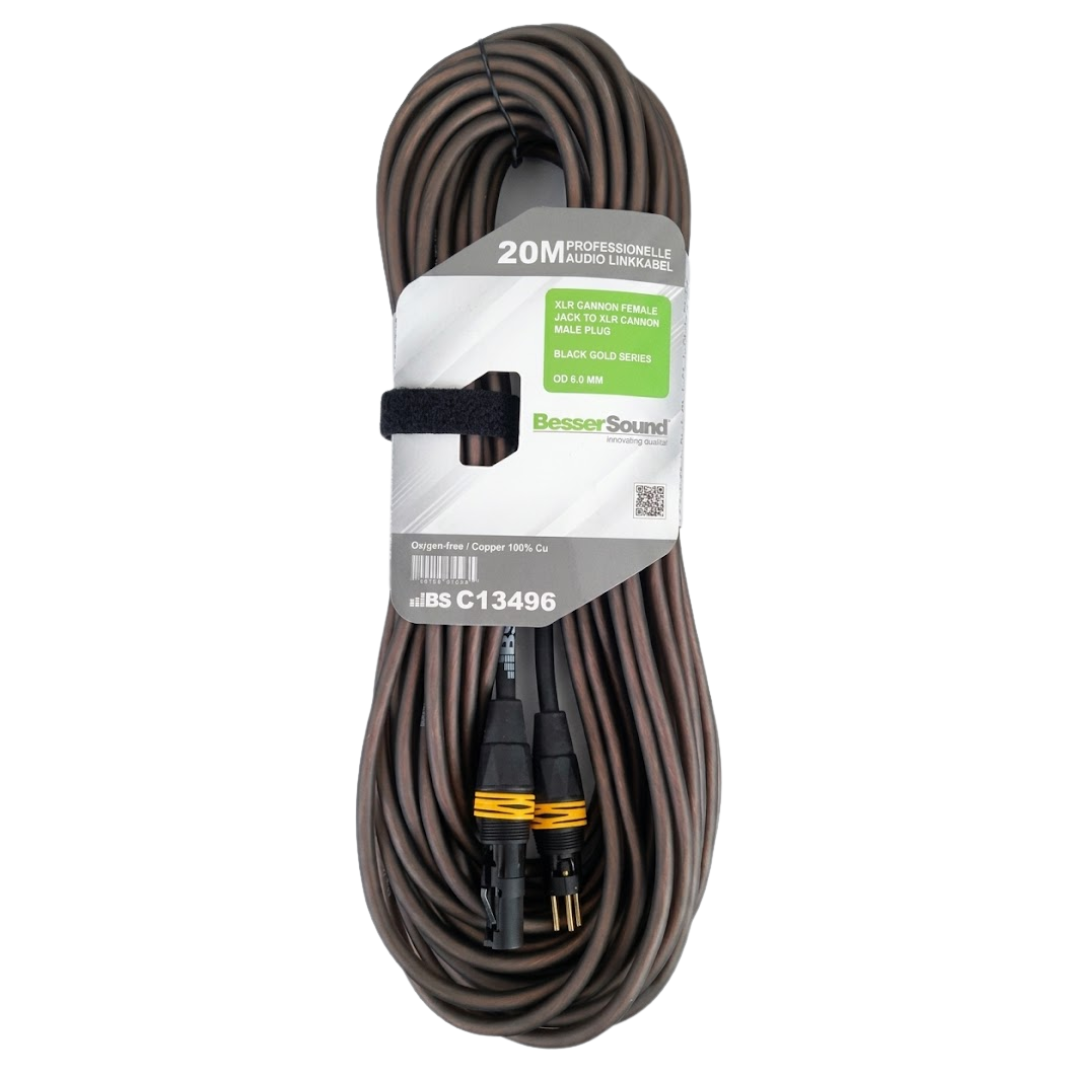 Besser Sound C13496 | Cable XLR Canon Macho a Canon Hembra 20m