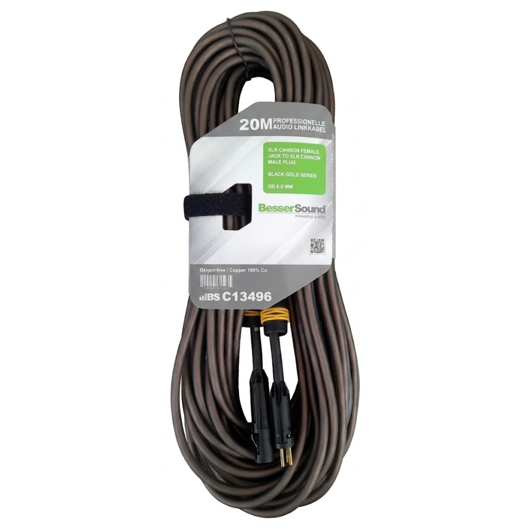 Besser Sound C13496 | Cable XLR Canon Macho a Canon Hembra 20m