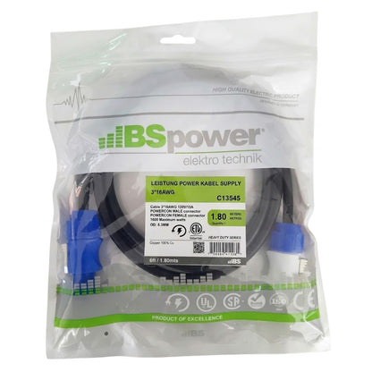 Besser Sound C13545 | Cable de Poder PowerCON 1.8m