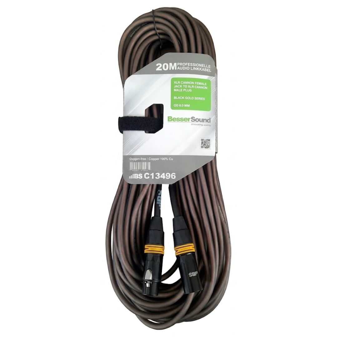 Besser Sound C13496 | Cable XLR Canon Macho a Canon Hembra 20m