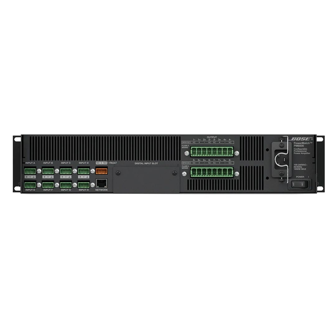 Bose PowerMatch PM8500N | Amplificador Profesional de Instalación 8 Canales
