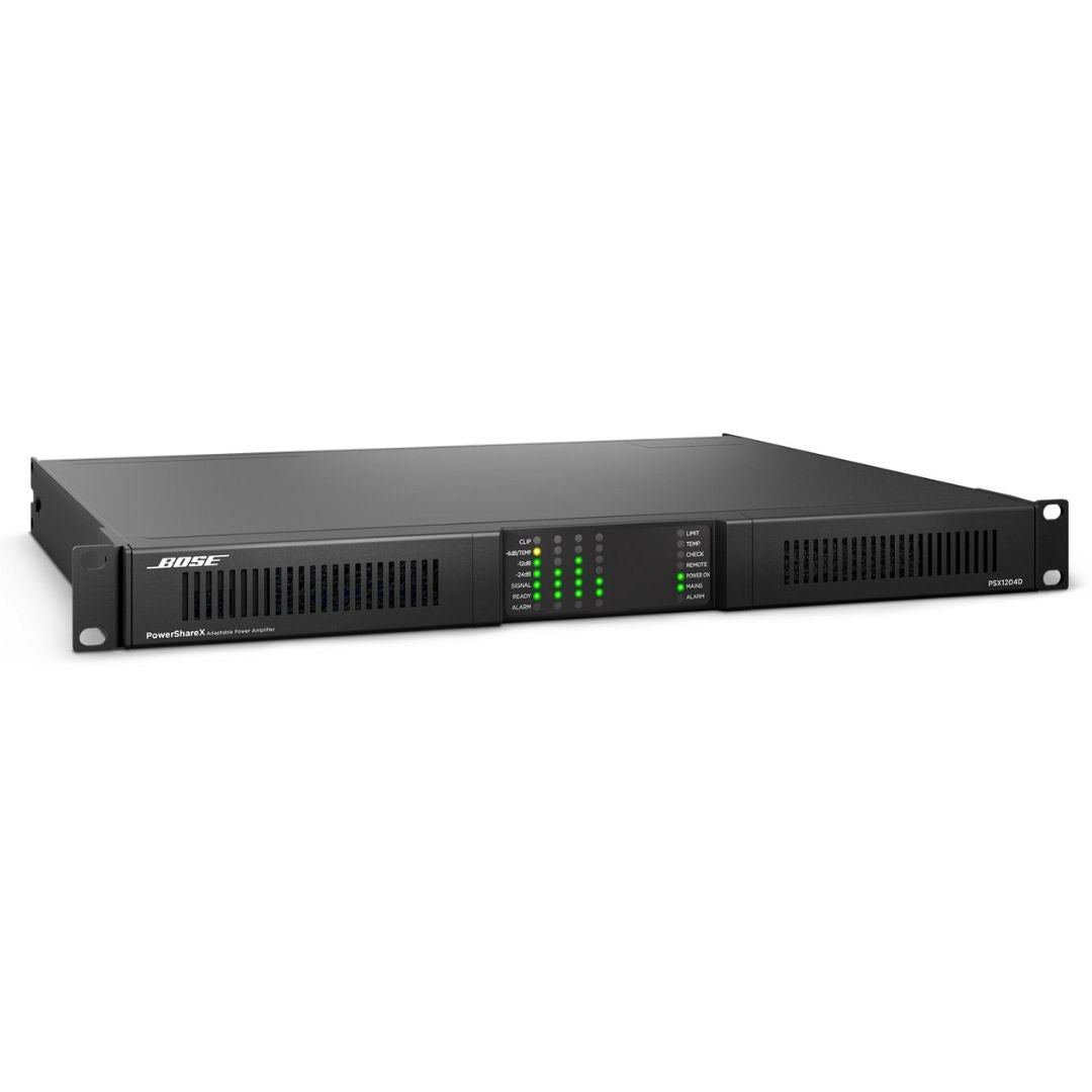 Bose PowerShareX PSX1204D | Amplificador Inteligente DSP 4 Canales Dante
