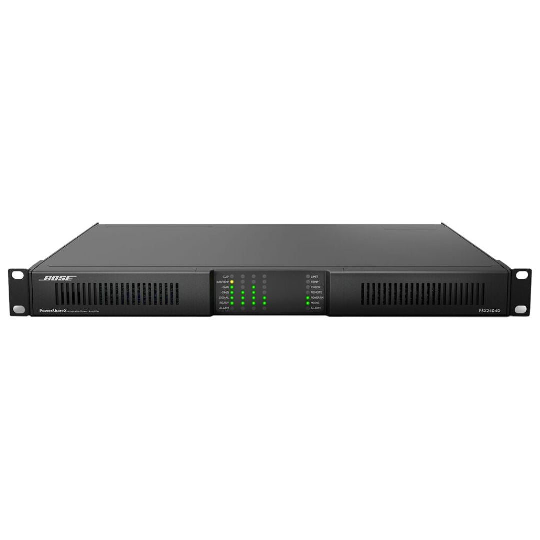 Bose PowerShareX PSX2404D | Amplificador Inteligente DSP 4 Canales Dante