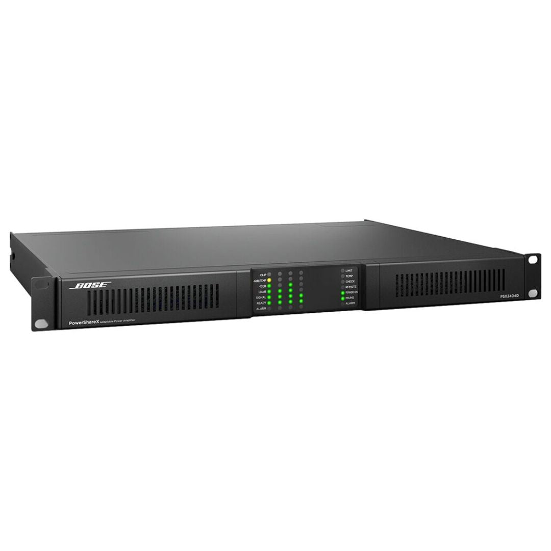 Bose PowerShareX PSX2404D | Amplificador Inteligente DSP 4 Canales Dante