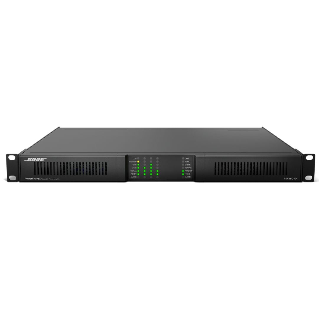 Bose PowerShareX PSX4804D | Amplificador Inteligente DSP 4 Canales con Dante
