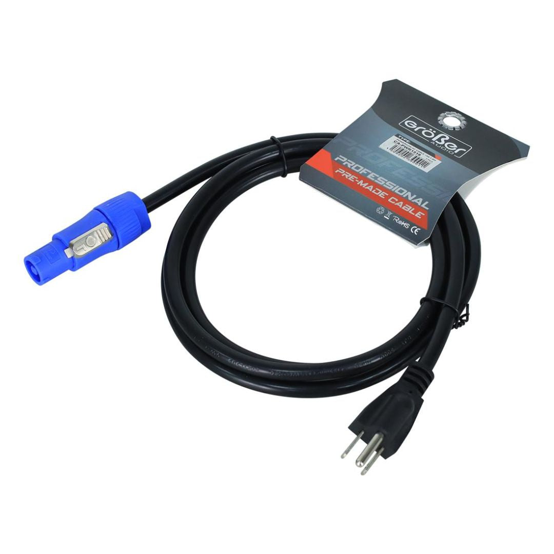 Grober Audio CA-PWR1518 | Cable de Poder POWERCON 15A – 1.8 m