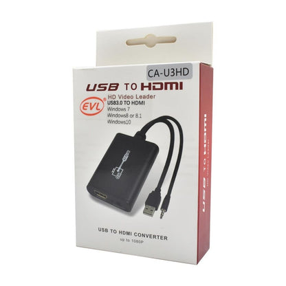 EVL CA-U3HD | CONVERTIDOR USB 3.0 A HDMI C/CABLE - DESC