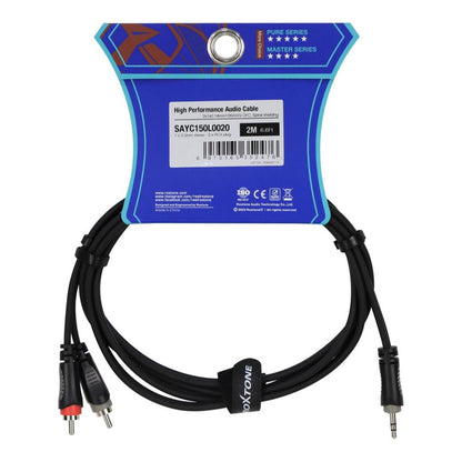 ROXTONE SAYC150L0020 | Cable Discman RCA a 3.5 mm Estéreo 2 m