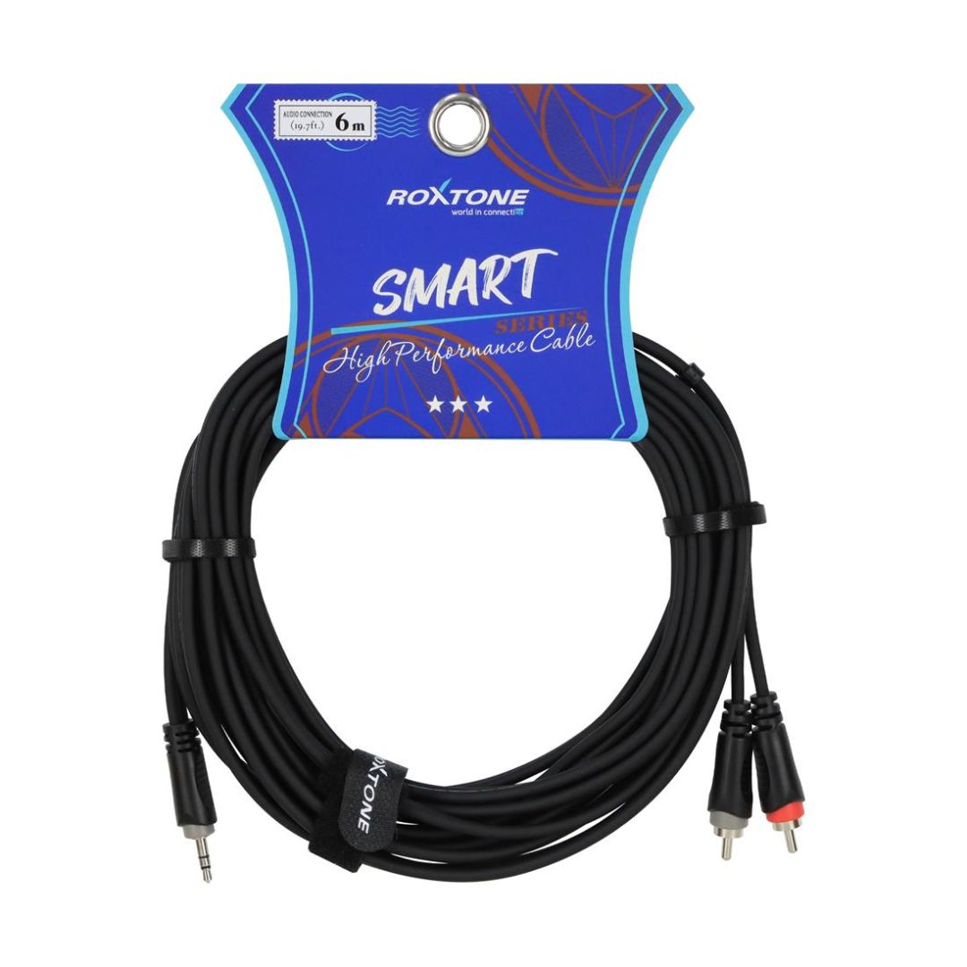 ROXTONE SAYC150L0060 | Cable Discman RCA a 3.5 mm Estéreo 6 m