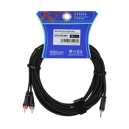ROXTONE SAYC150L0060 | Cable Discman RCA a 3.5 mm Estéreo 6 m