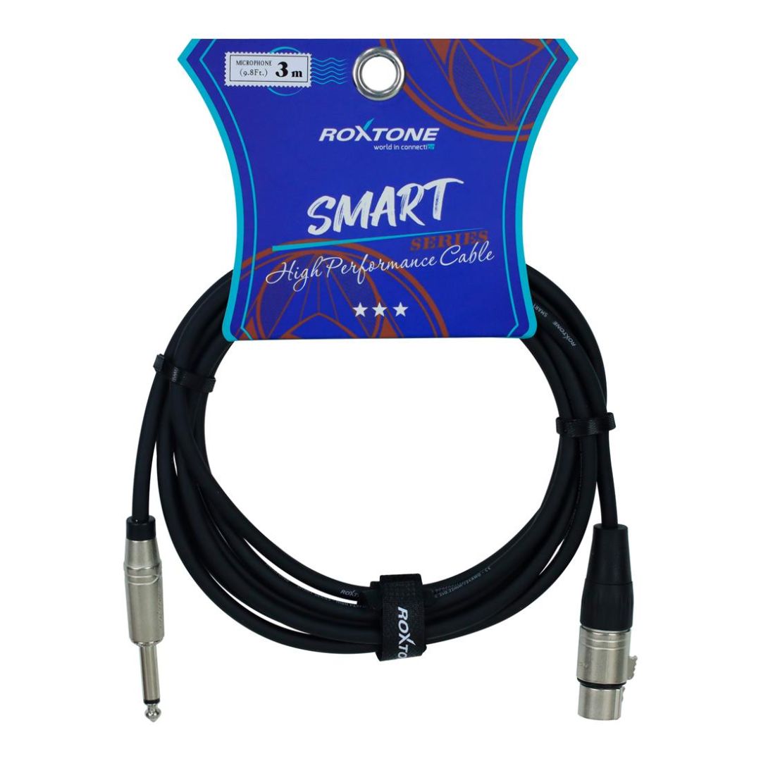 ROXTONE SMXJ210L0030 | CABLE P/MICROF. 1 PLUG 6.3 MN X 1 JACK CANON 3MT