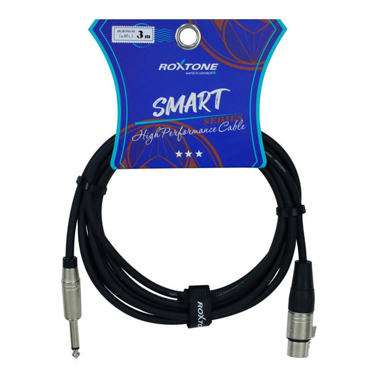 ROXTONE SMXJ210L0030 | CABLE P/MICROF. 1 PLUG 6.3 MN X 1 JACK CANON 3MT