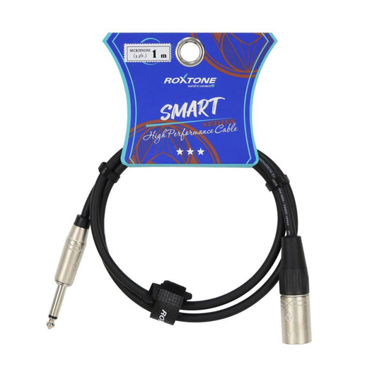 ROXTONE SMXJ250L0010 | CABLE P/MICROF. 1 PLUG 6.3 MN X 1 PLUG CANON 1MT