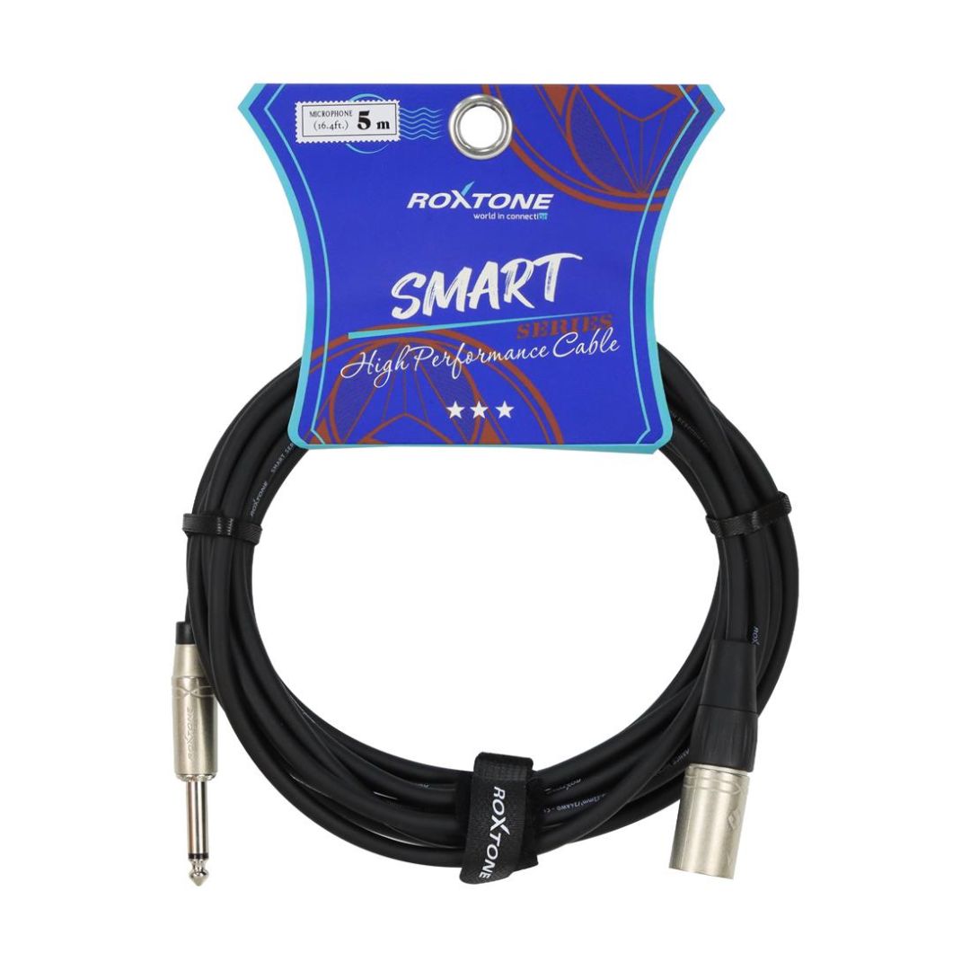 ROXTONE SMXJ250L0050 | CABLE P/MICROF. 1 PLUG 6.3 MN X 1 PLUG CANON 5M