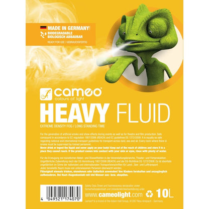 CAMEO CLFHEAVY5L | Líquido Profesional de Humo Heavy Biodegradable 5L