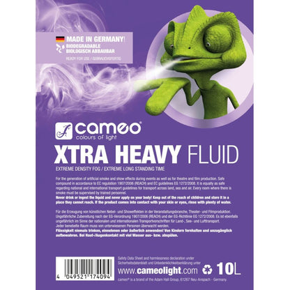 CAMEO CLFXHEAVY5L | Líquido Profesional de Humo XTRA Heavy Biodegradable 5L