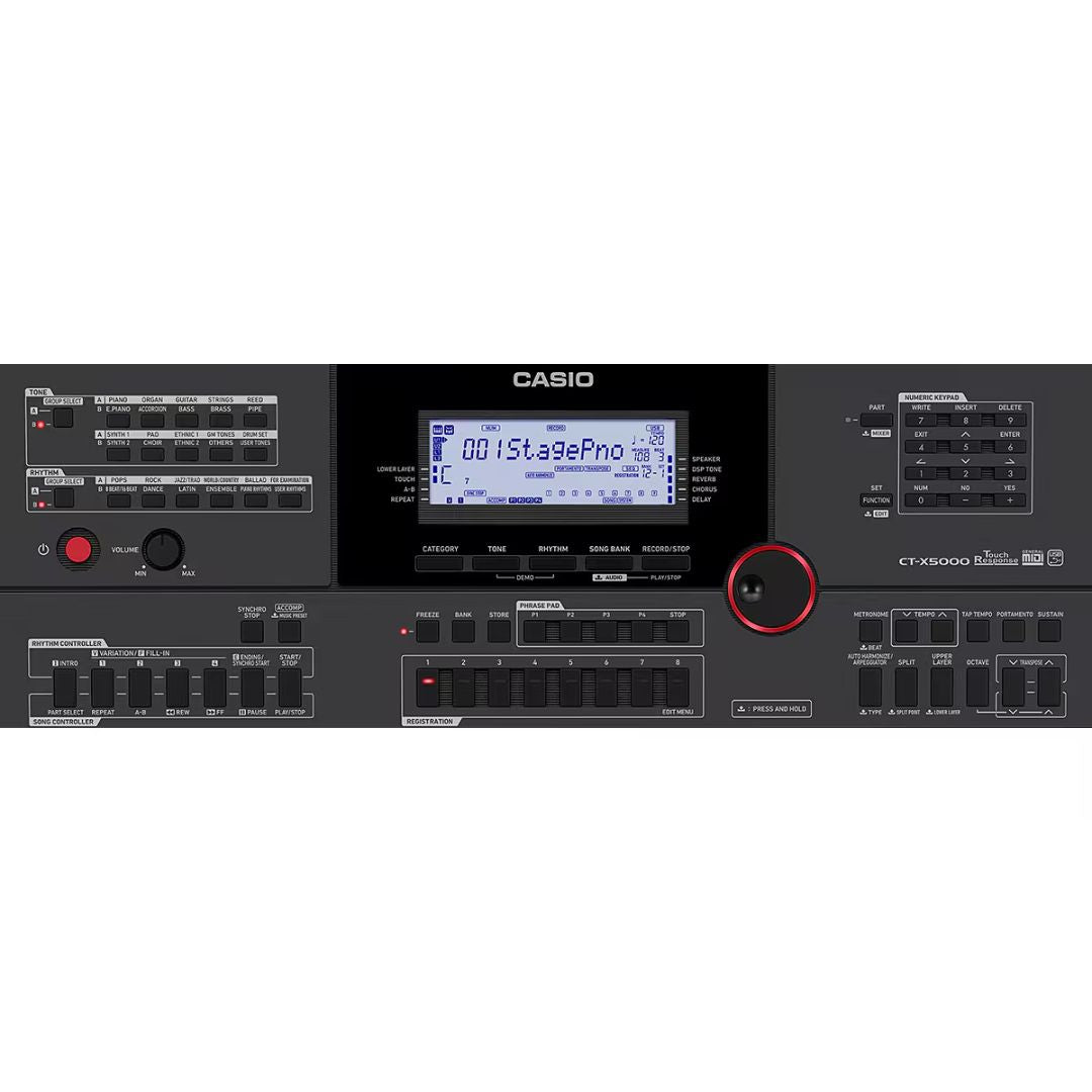 CASIO CT-X5000C2 | Teclado Portátil 61 Teclas Profesional