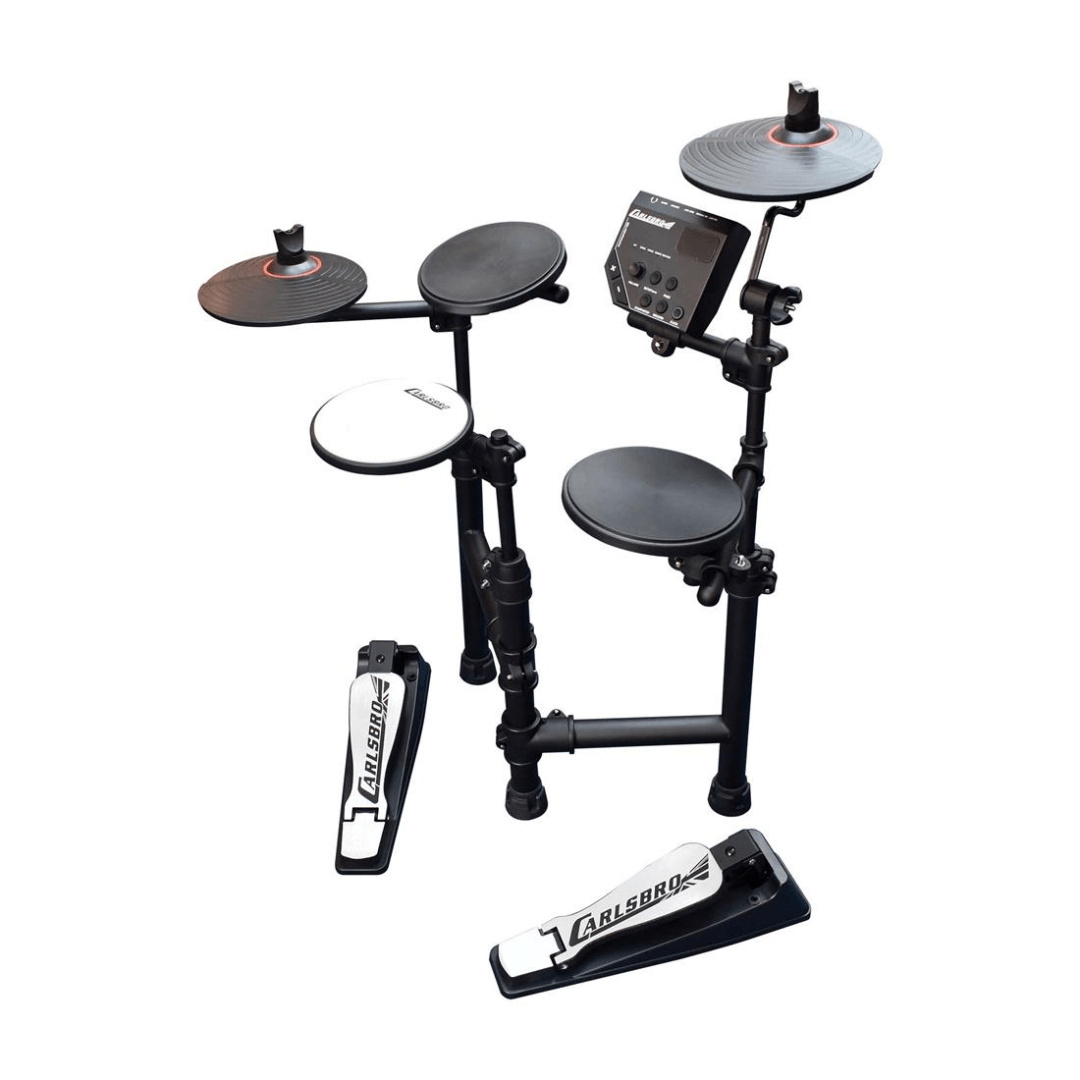 CARLSBRO CLUB100BP1 | Batería Electrónica 5 Piezas con Asiento y Audífonos