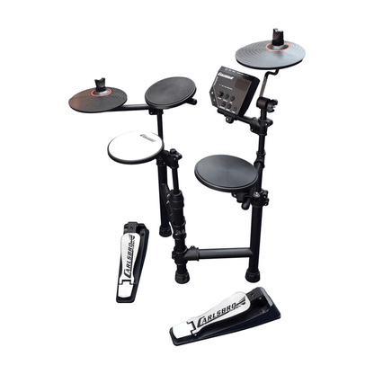 CARLSBRO CLUB100BP1 | Batería Electrónica 5 Piezas con Asiento y Audífonos