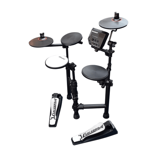 CARLSBRO CLUB100BP1 | Batería Electrónica 5 Piezas con Asiento y Audífonos