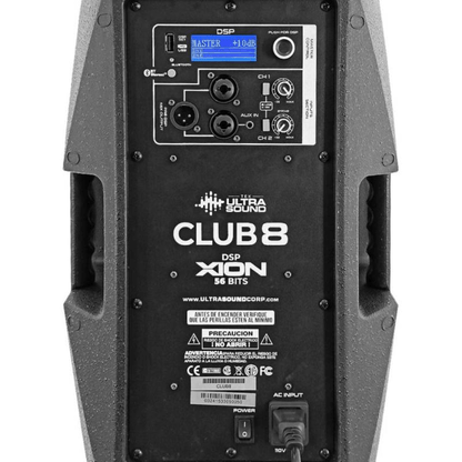ULTRASOUND CLUB 8 | Caja Activa de 8’’ con DSP XION 56 Bits y BT Estéreo