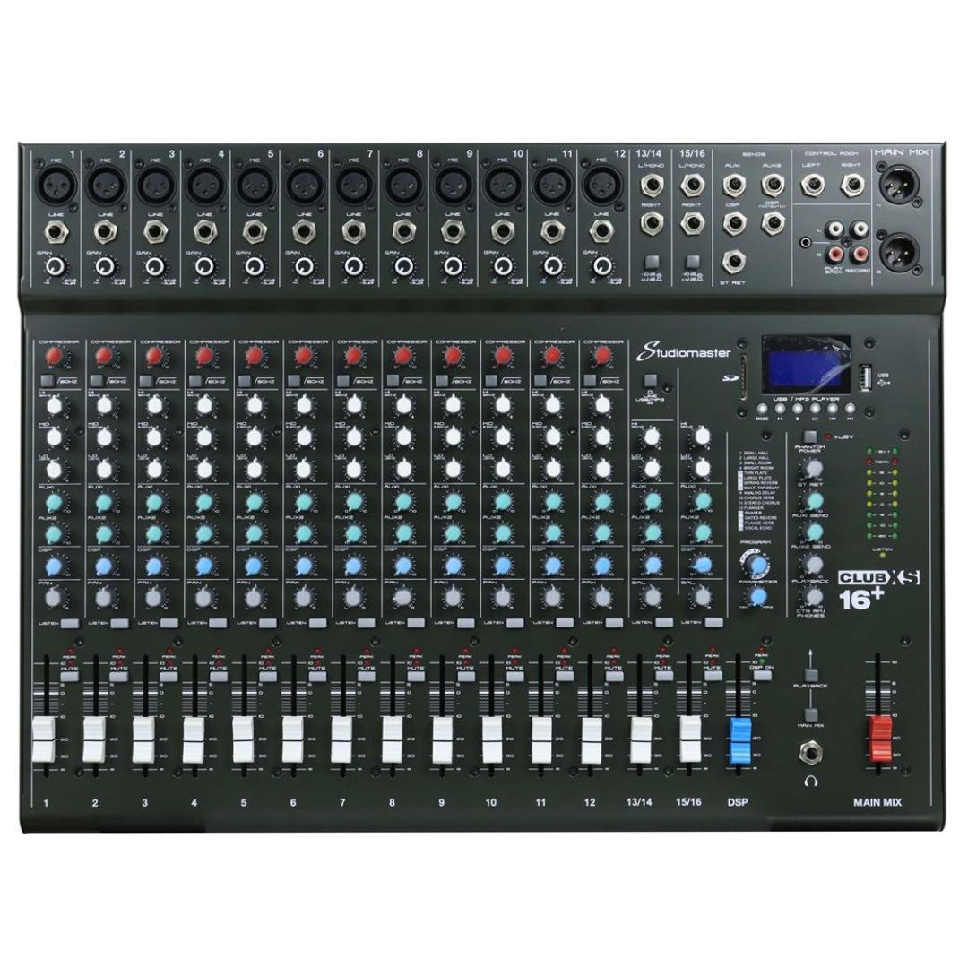 Studiomaster CLUB XS16+ | Consola de Audio de 16 Canales