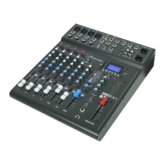Studiomaster CLUB XS8+ | Consola de Audio de 8 Canales