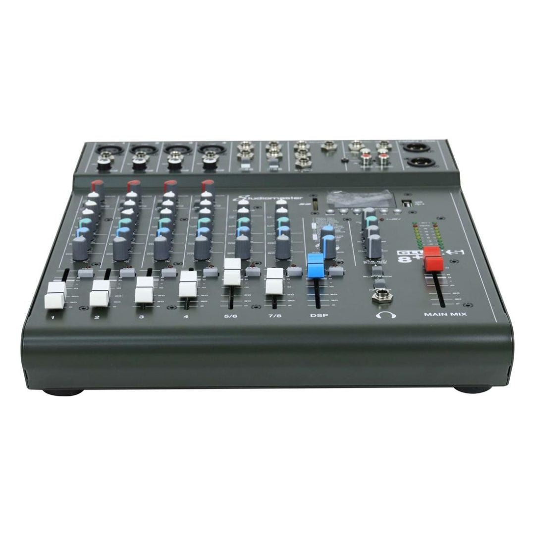 Studiomaster CLUB XS8+ | Consola de Audio de 8 Canales