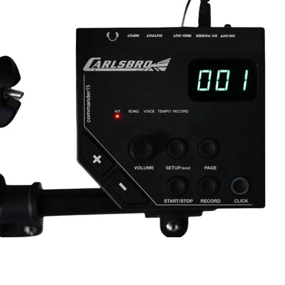 CARLSBRO CSD15M | Batería Electrónica 5 Tambores + 3 Platillos Mesh