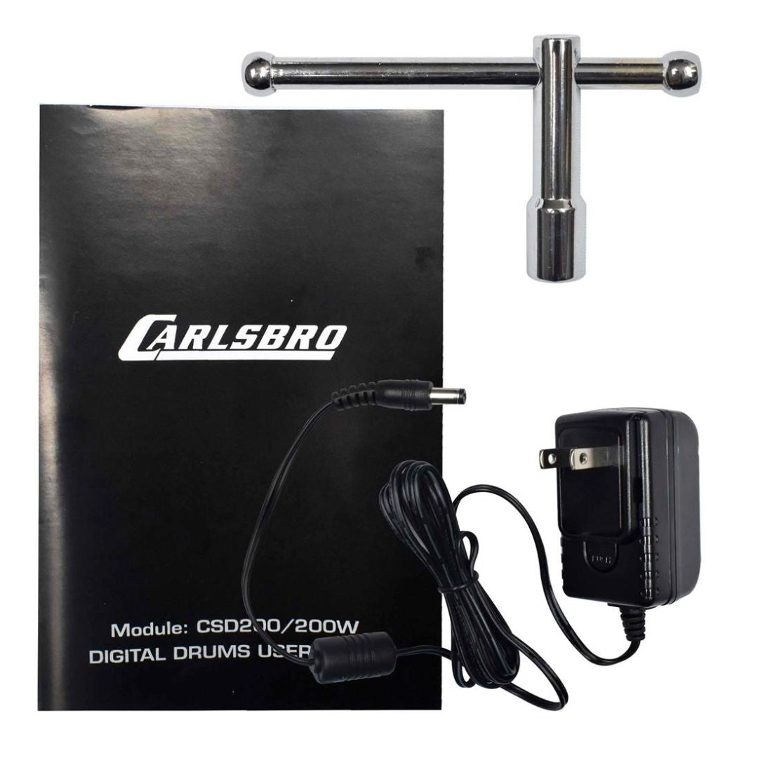 CARLSBRO CSD230 | Batería Electrónica 6 Tambores + 4 Platillos