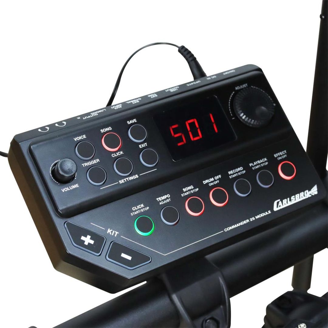 CARLSBRO CSD25M | Batería Electrónica 4 Tambores + 3 Platillos Mesh