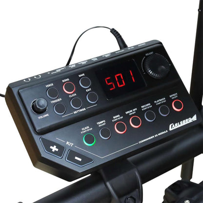 CARLSBRO CSD25M | Batería Electrónica 4 Tambores + 3 Platillos Mesh