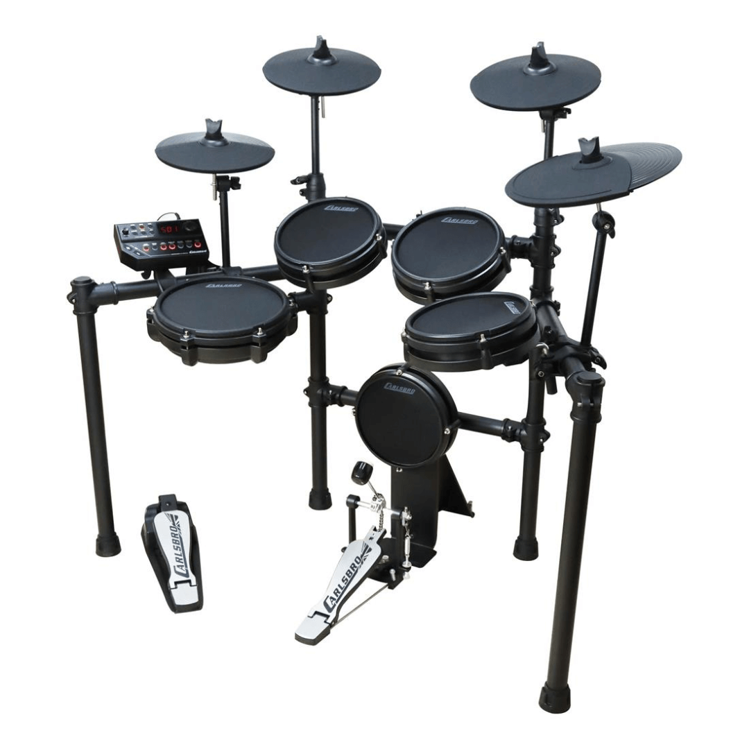 CARLSBRO CSD35M | Batería Electrónica 5 Tambores + 4 Platillos Mesh Profesional