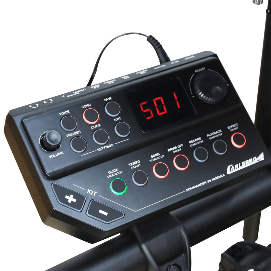 CARLSBRO CSD35M | Batería Electrónica 5 Tambores + 4 Platillos Mesh Profesional