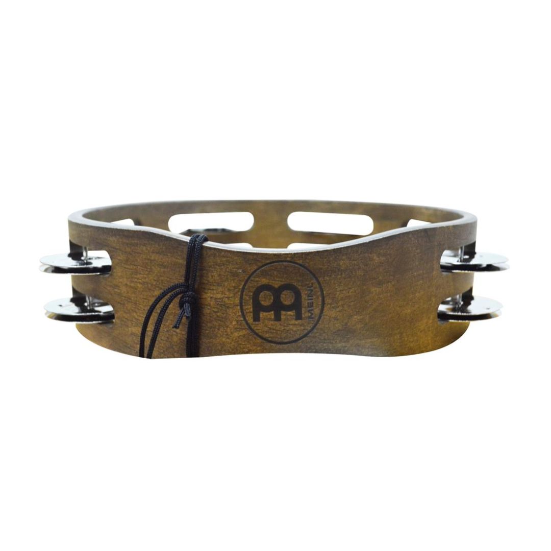 MEINL CTA2WB | Pandereta de Madera Compacta 8” Marrón de Nuez