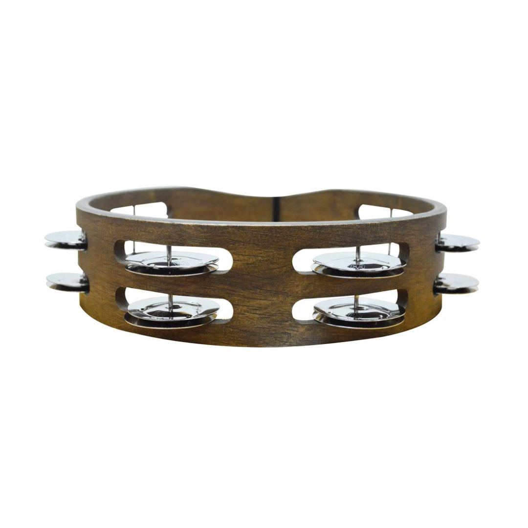 MEINL CTA2WB | Pandereta de Madera Compacta 8” Marrón de Nuez
