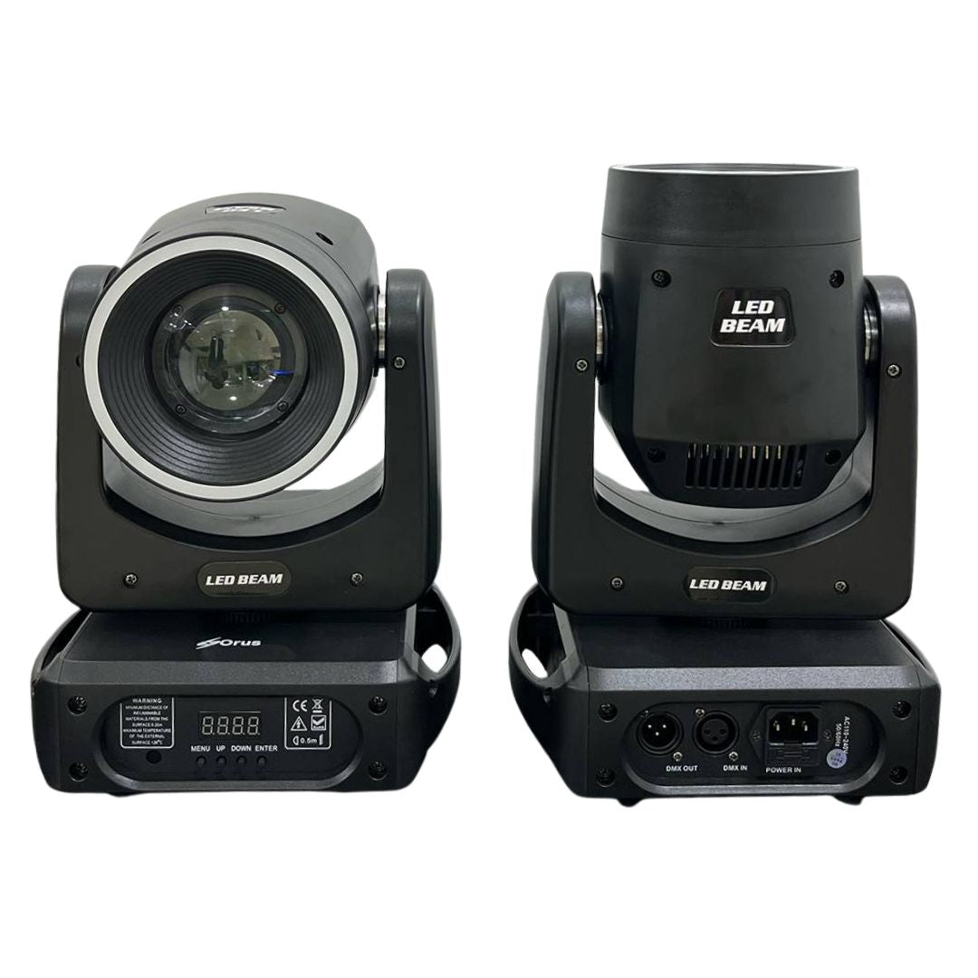 RAPTOR 100 Beam Spot 100W con Aro LED Set X2