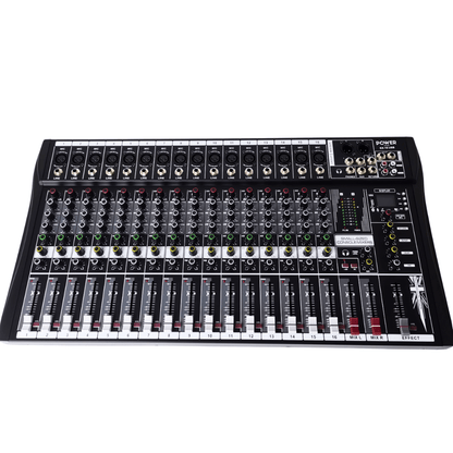 EX16-USB – Consola de Audio de 16 Canales Reales con Interfaz – POWER PRO