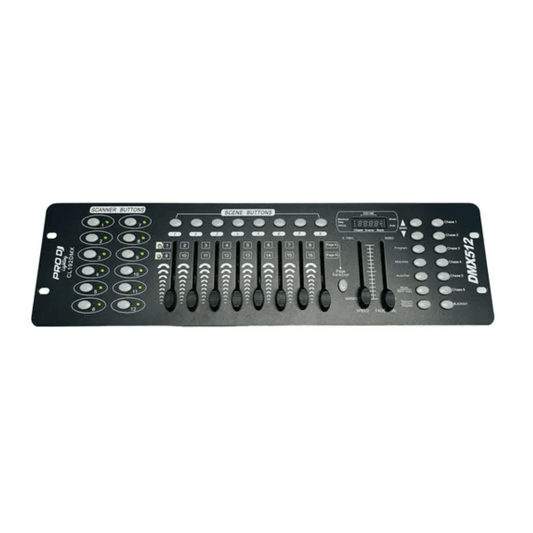 Controlador DMX192 | Consola Profesional 192 Canales para Luces LED, Cabezas Móviles y Efectos DJ