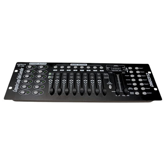 Controlador DMX192 | Consola Profesional 192 Canales para Luces LED, Cabezas Móviles y Efectos DJ