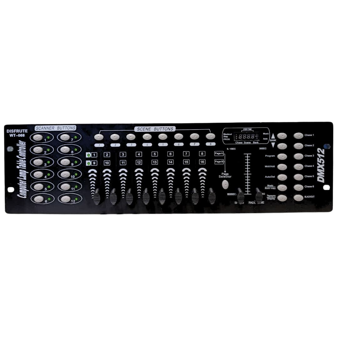 Controlador DMX192 | Consola Profesional 192 Canales para Luces LED, Cabezas Móviles y Efectos DJ