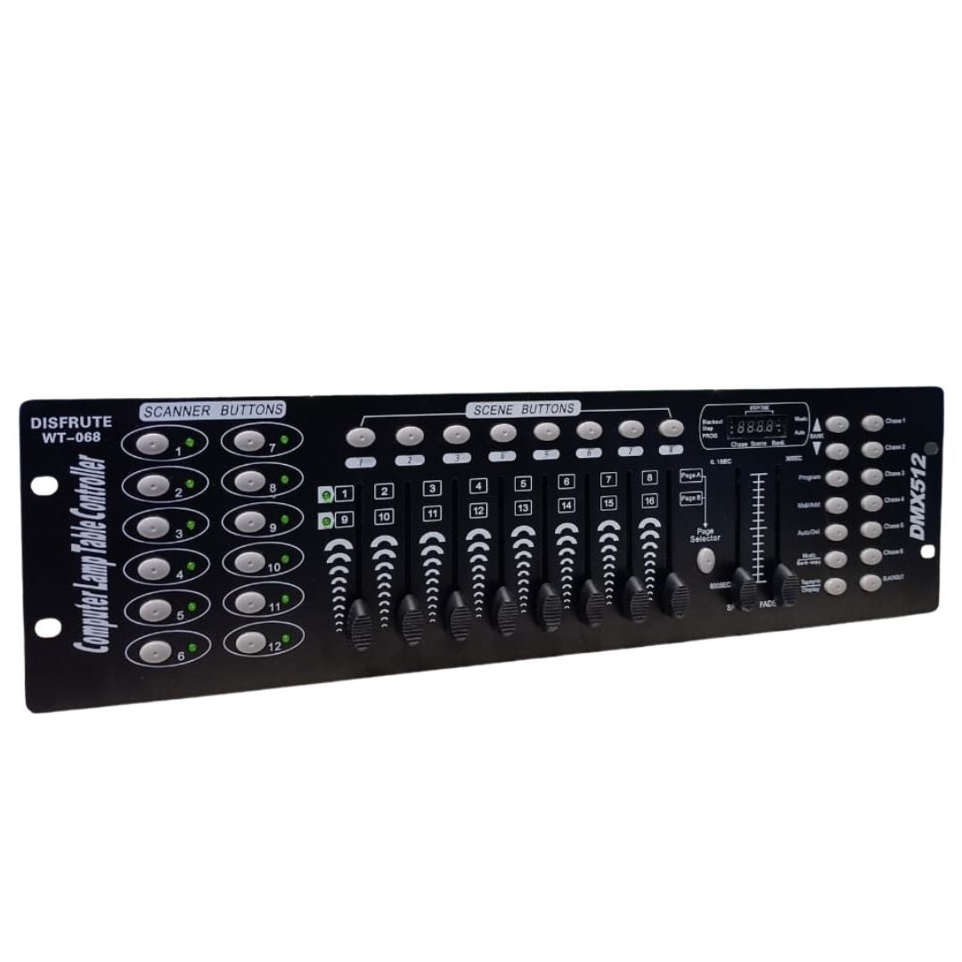 Controlador DMX192 | Consola Profesional 192 Canales para Luces LED, Cabezas Móviles y Efectos DJ