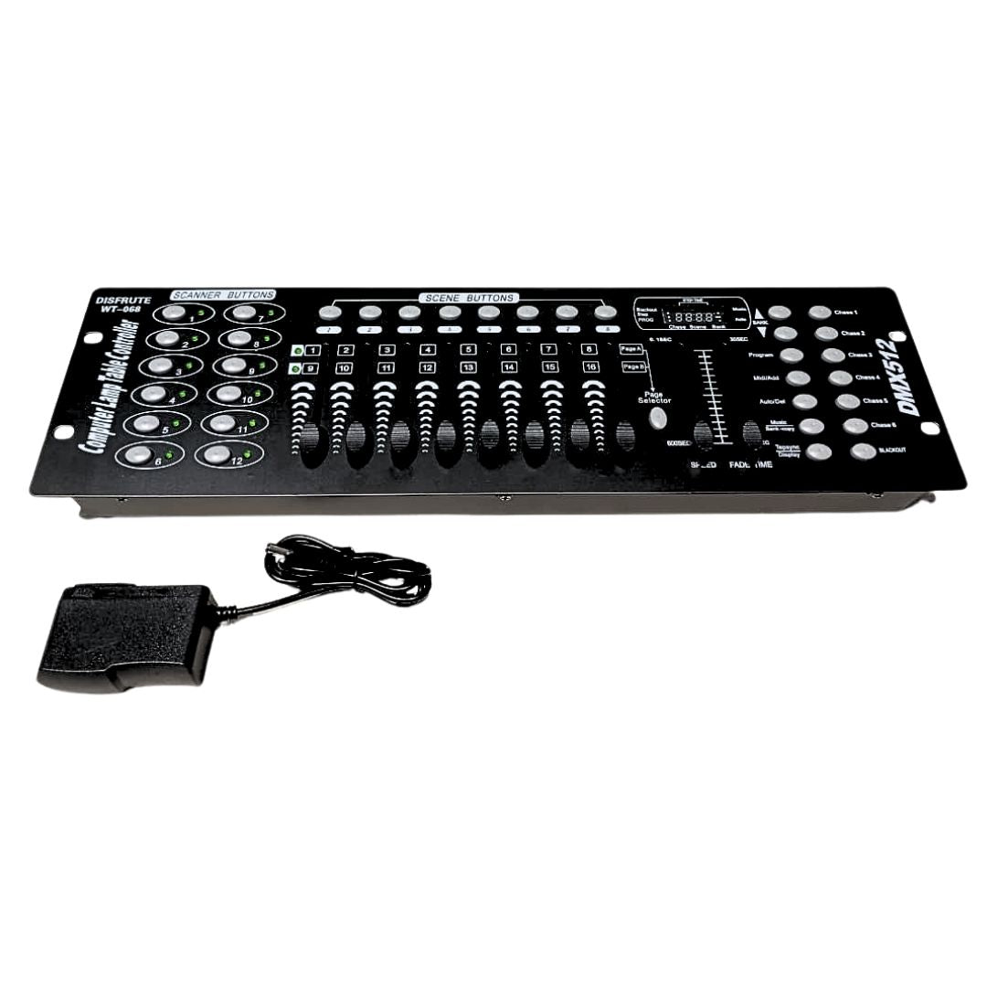 Controlador DMX192 | Consola Profesional 192 Canales para Luces LED, Cabezas Móviles y Efectos DJ