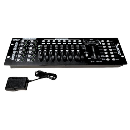 Controlador DMX192 | Consola Profesional 192 Canales para Luces LED, Cabezas Móviles y Efectos DJ