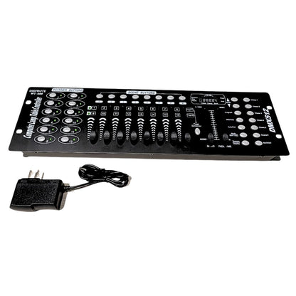 Controlador DMX192 | Consola Profesional 192 Canales para Luces LED, Cabezas Móviles y Efectos DJ