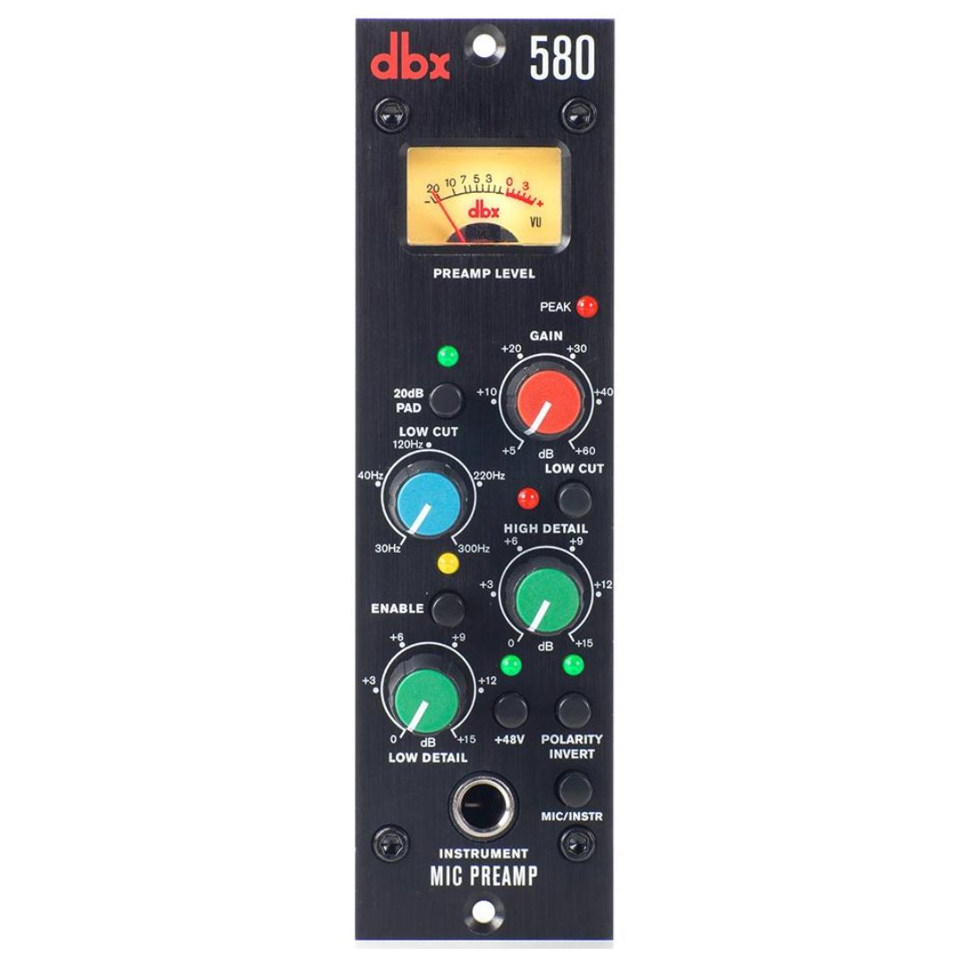 DBX 580 | Preamplificador de Micrófono Serie 500