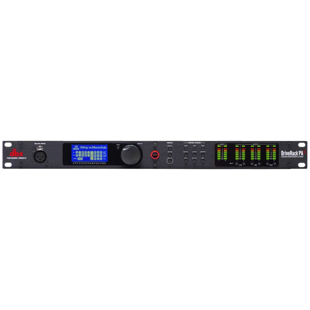 DBX DriveRack PA2 | Procesador para Manejo de Altavoces con DSP
