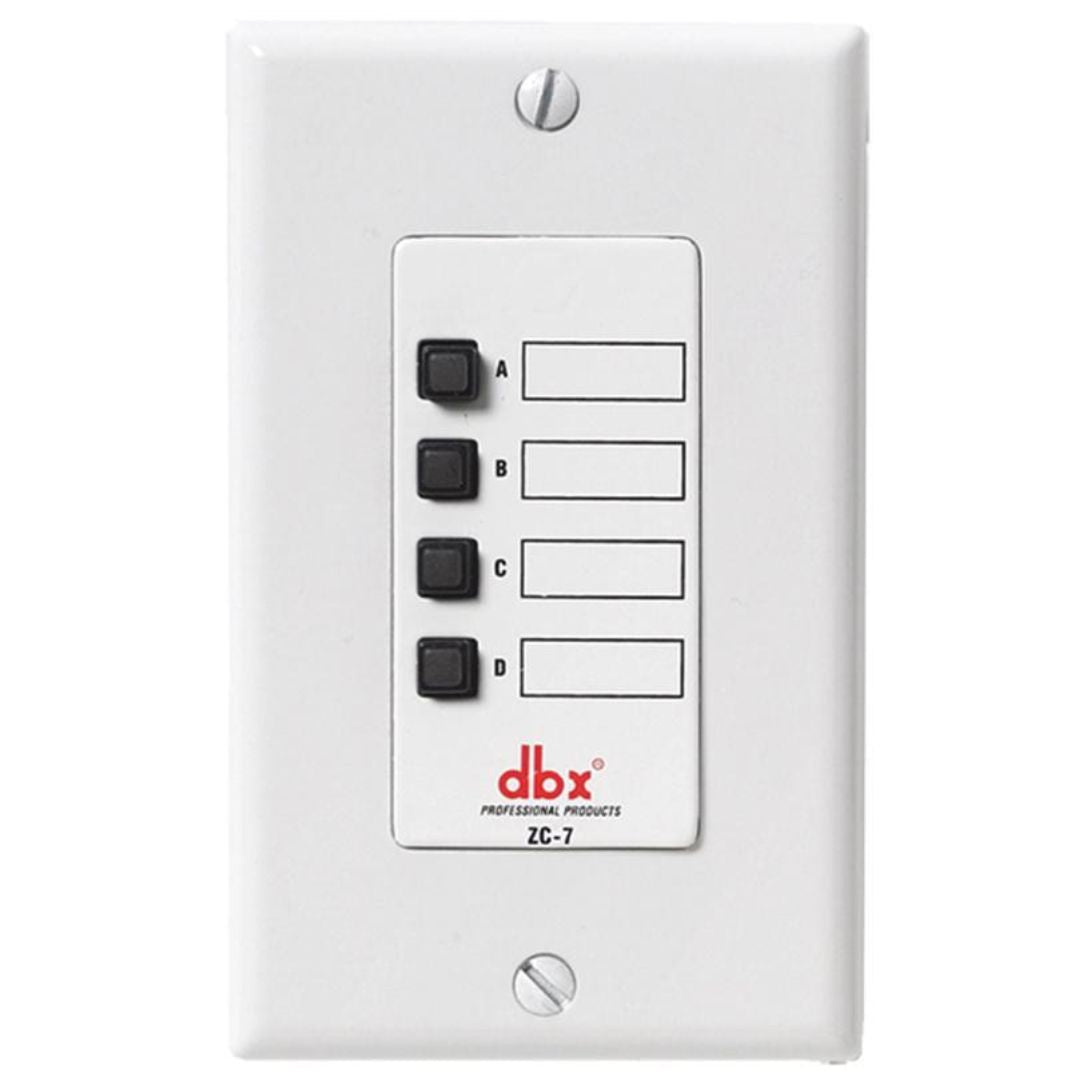 DBX ZC-7 | Controlador de Zona de Pared Programable
